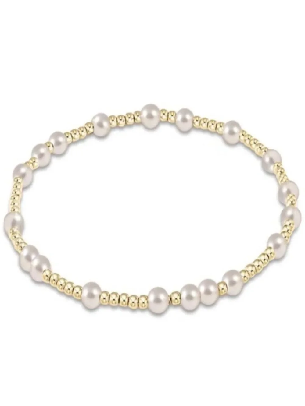 New Enewton Hope Unwritten Pearl 4mm 14kt Gold-filled Beads Bracelet